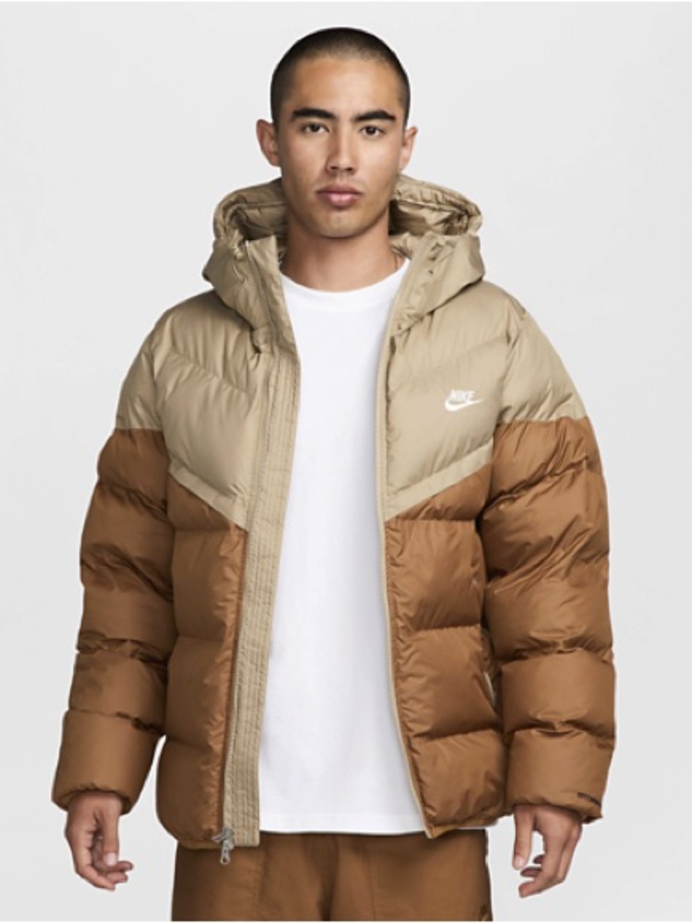 Nike Windrunner PrimaLoft Storm-FIT Hooded Puffer Jacket Khaki